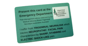 Trigeminal Neuralgia Association Australia TNA Australia - Emergency Department Urgent Care Card